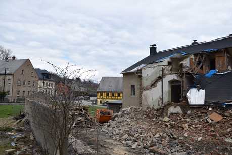 Abriss Ruine ehemaliges Wohnhaus Dürrenberg 120