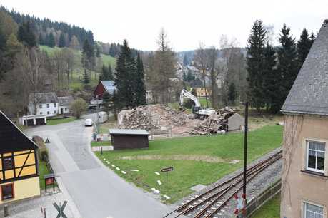 Abriss Ruine ehemaliges Wohnhaus Dürrenberg 120