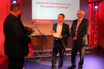 Glückwünsche zur Verleihung des Bürgerpreis Erzgebirge 2017.