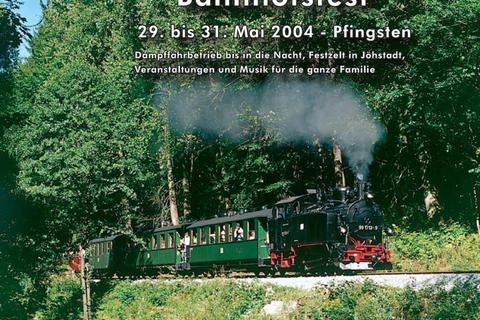 Poster Frühjahr, Bahnhofsfest Pfingsten und Sommer 2004