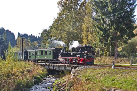 Einfahrt in Schmalzgrube aus Richtung Jöhstadt. | 30.09.2017 | Foto: Jörg Müller Einfahrt in Schmalzgrube aus Richtung Jöhstadt.