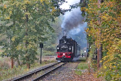 Ausfahrt vom Hp. Wildbach. | 30.09.2017 | Foto: Jörg Müller Ausfahrt vom Hp. Wildbach.