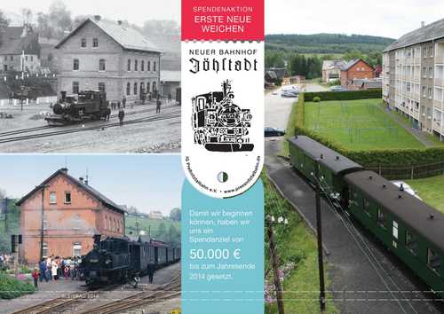 Aufruf zur Aktion „Neuer Bahnhof Jöhstadt - Erste Neue Weichen“ Seite 1