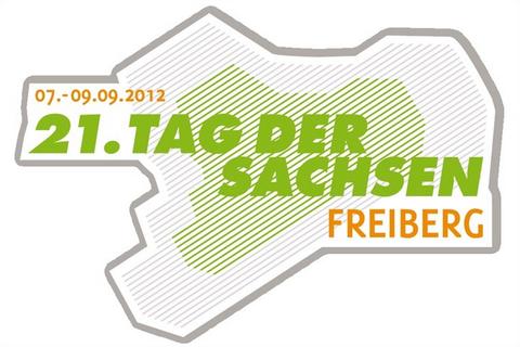 Logo zum „21. Tag der Sachsen“ 2012 in Freiberg