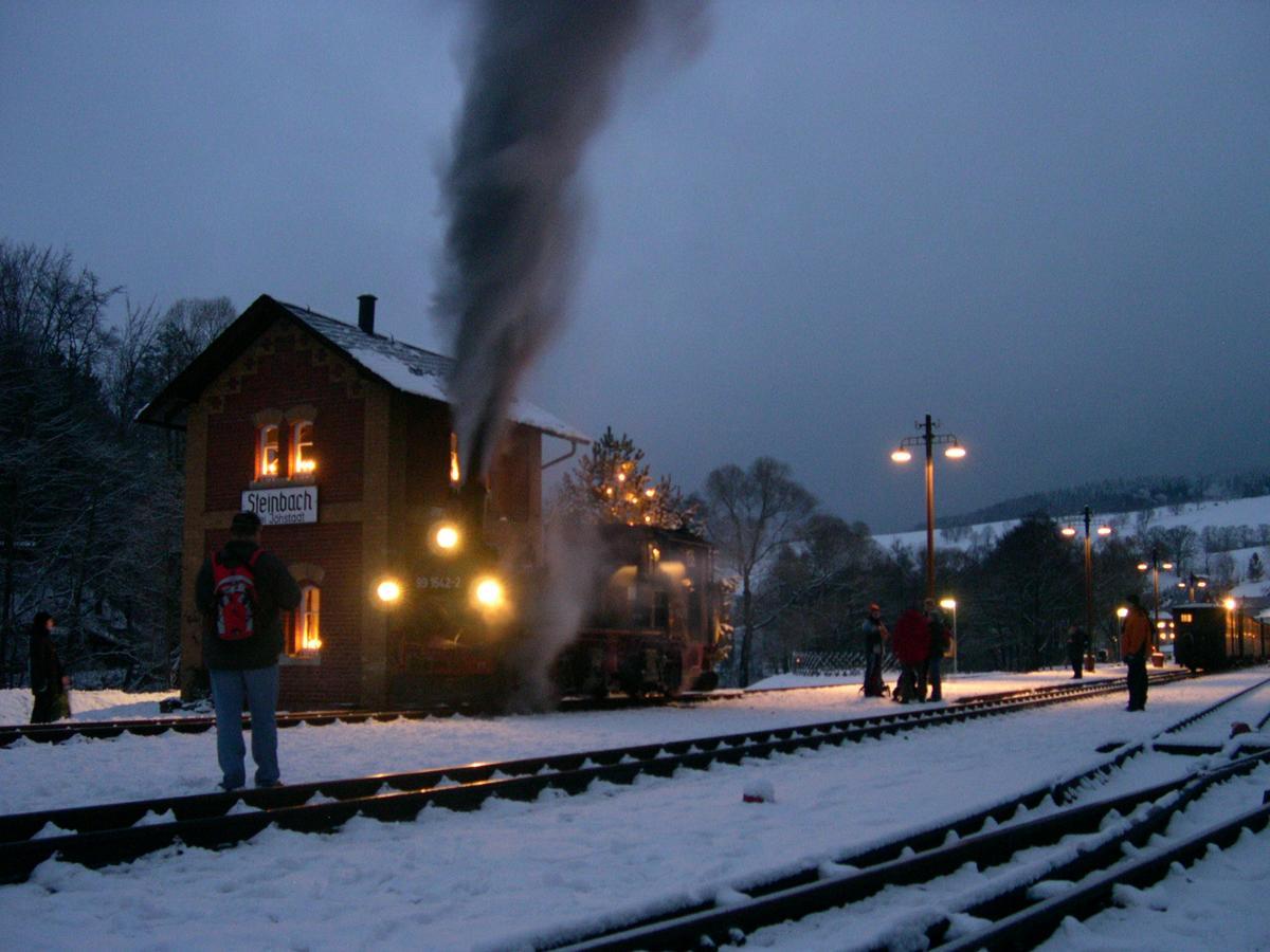 Vor vier Jahren am Silvestertag, der letzte planmäßige Zug des Jahres 2007.