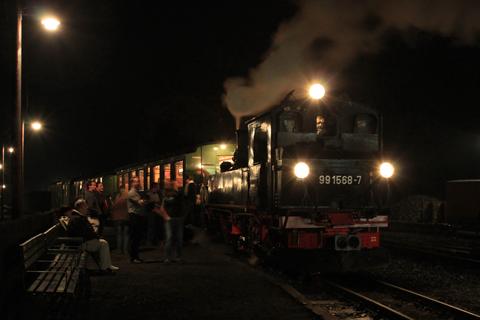 Pfingsten gibt es bis spät in die Nacht Zugverkehr auf der Preßnitztalbahn.