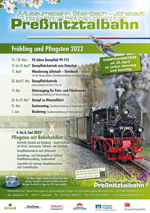 Plakat Frühling und Pfingsten 2022