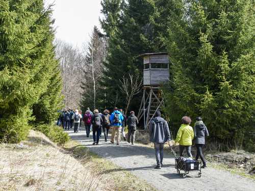 Ostern 2022 auf der Wanderung von Jöhstadt nach Steinbach