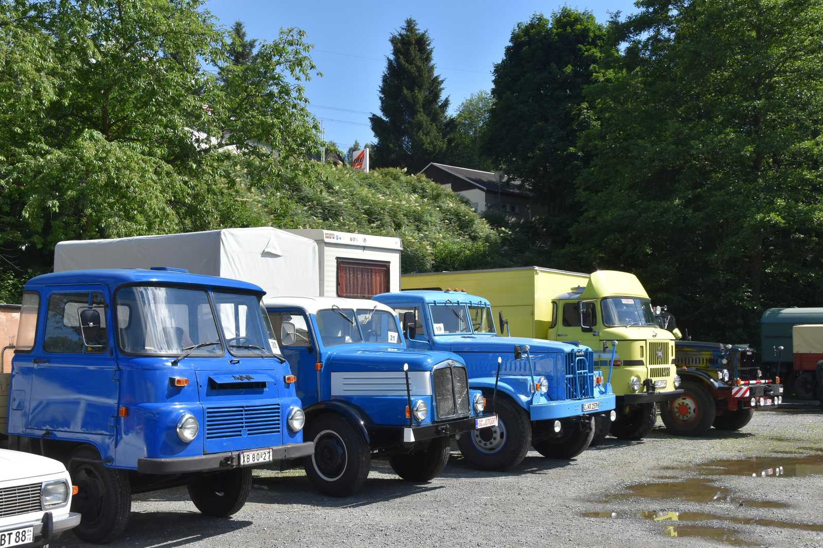 Diese Lkws bildeten in der DDR das Rückgrat für die Straßentransporte.