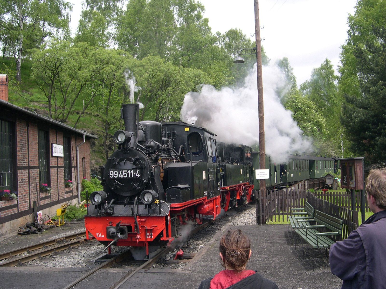 Zu Pfingsten gibt es Zugfahrten mit Vorspann-Lok.