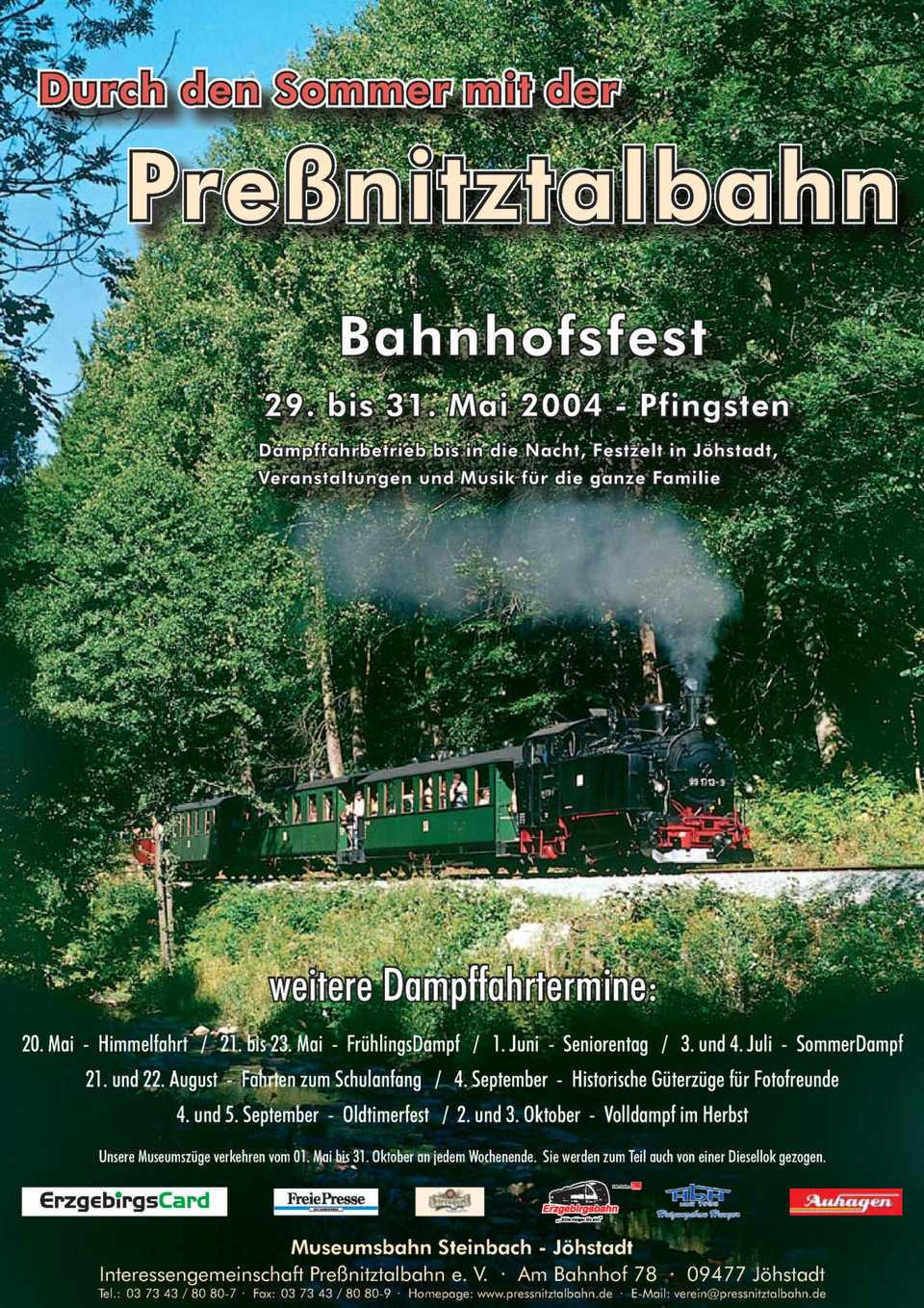 Poster Frühling, Pfingsten und Sommer 2004