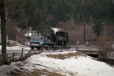 10.01.1992. Der künftige Bahnhof Schlössel wurde vom Transport gerade passiert. Foto: Jörg Müller